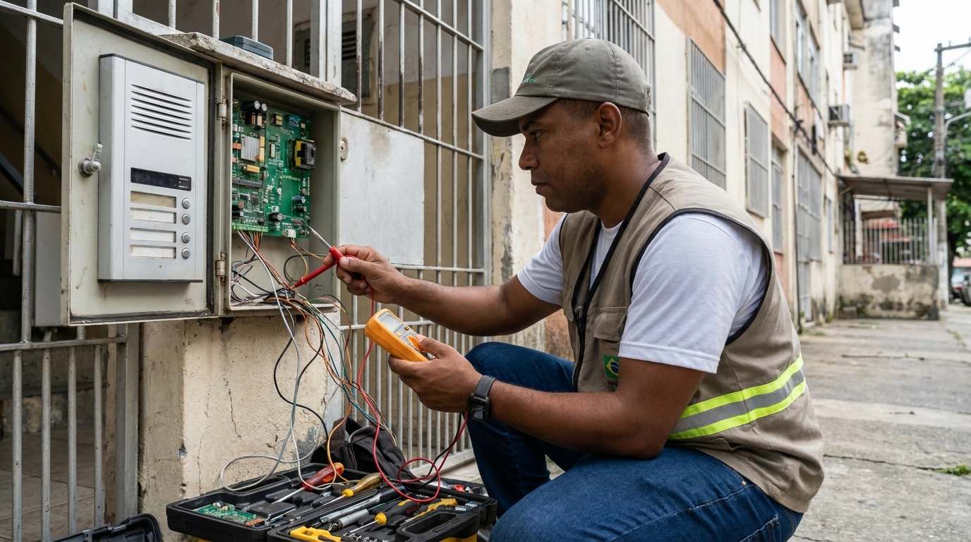 Interfone Não Abre o Portão