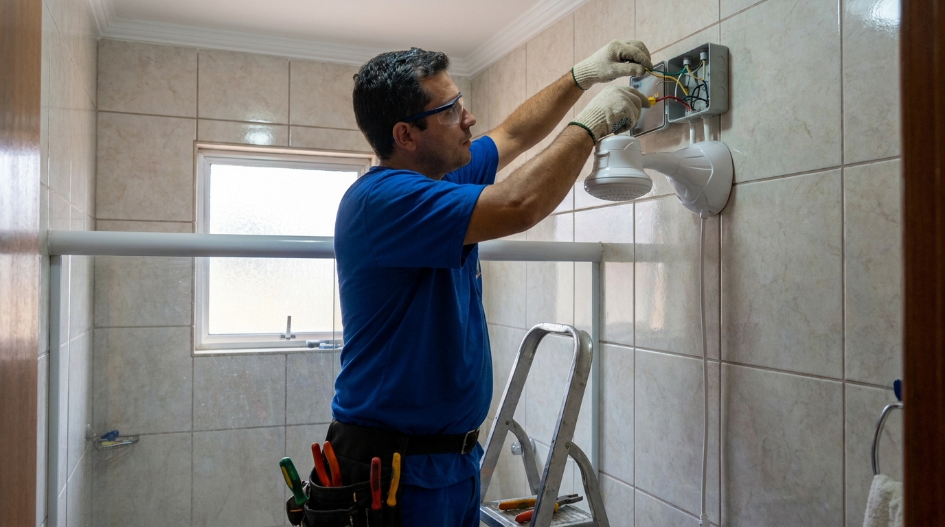 Instalação de Torneira Elétrica