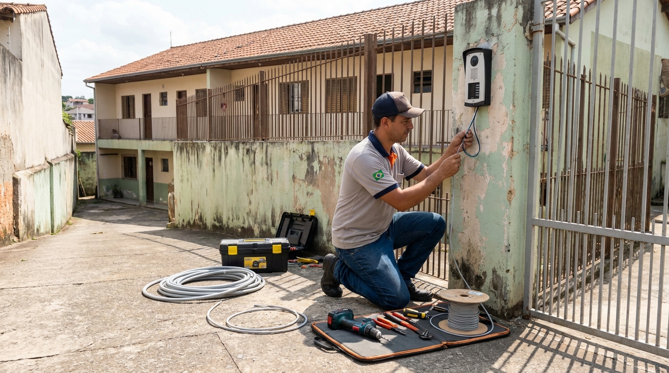 Troca de Interfone Antigo