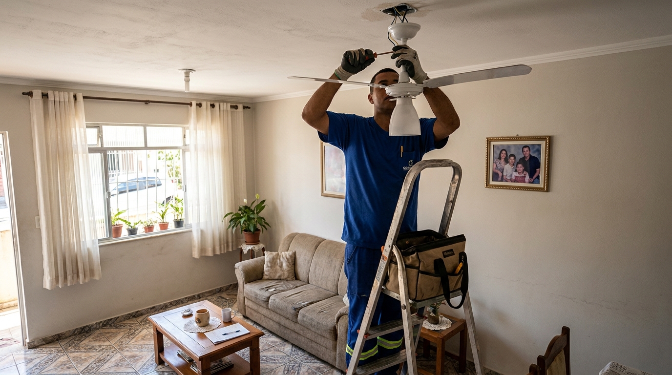 Ventilador com Barulho ou sem Velocidade