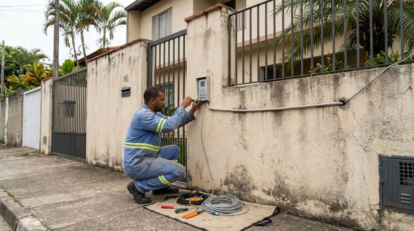 Interfone com Abertura de Portão